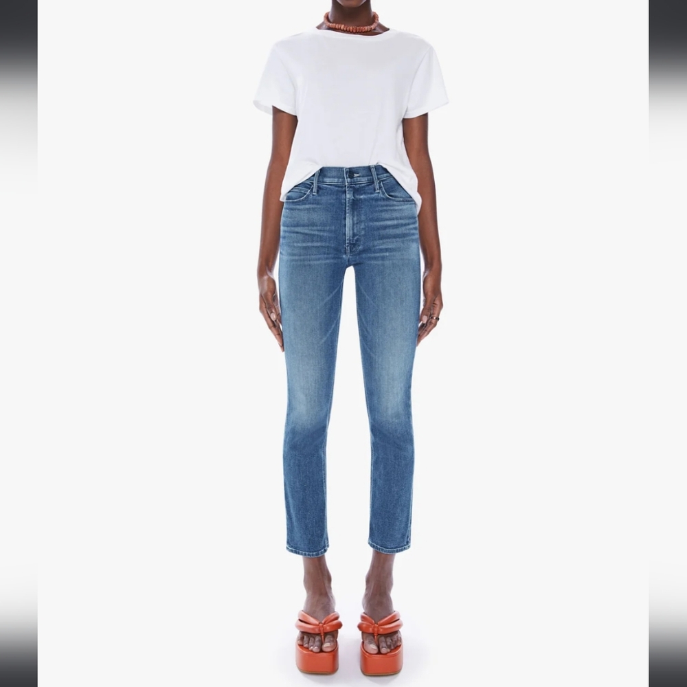 MOTHER | Mid-rise Dazzler Ankle Denim Jeans Size 29